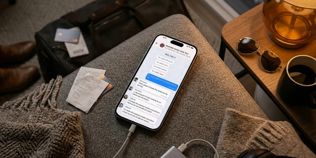 nashville-trip-group-chat-tripsil-app